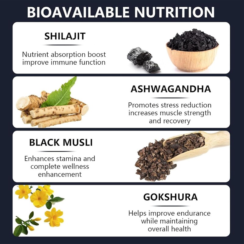 100% Shilajit Gummy Platinum-Shilajit Gummies, Pure Himalayan Platinum Shilajit 3000mg