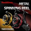 Roblinos RYG-E 4.8:1 Hand Spinning Reels for Bait Nylon Aluminum