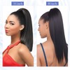 TESSHAIR Claw Clip In Ponytail Extension Human Hair, Pony Tail