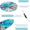 Yoiolclc Outdoor Clock Waterproof Ocean Nautical Wall Clocks for Patio