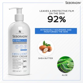 Seboradin Hydroderm Body Lotion Body Cream For Sensitive Dry Atopic Skin Moisturising Lotion For Women And Men Body Care With Shea Butter And Aloe Vera 400ml