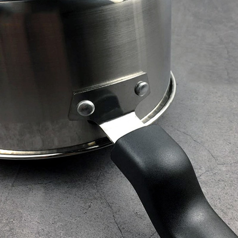 Milk Pot Thicken Stainless Steel Small Pot Nonstick Saucepan Portable