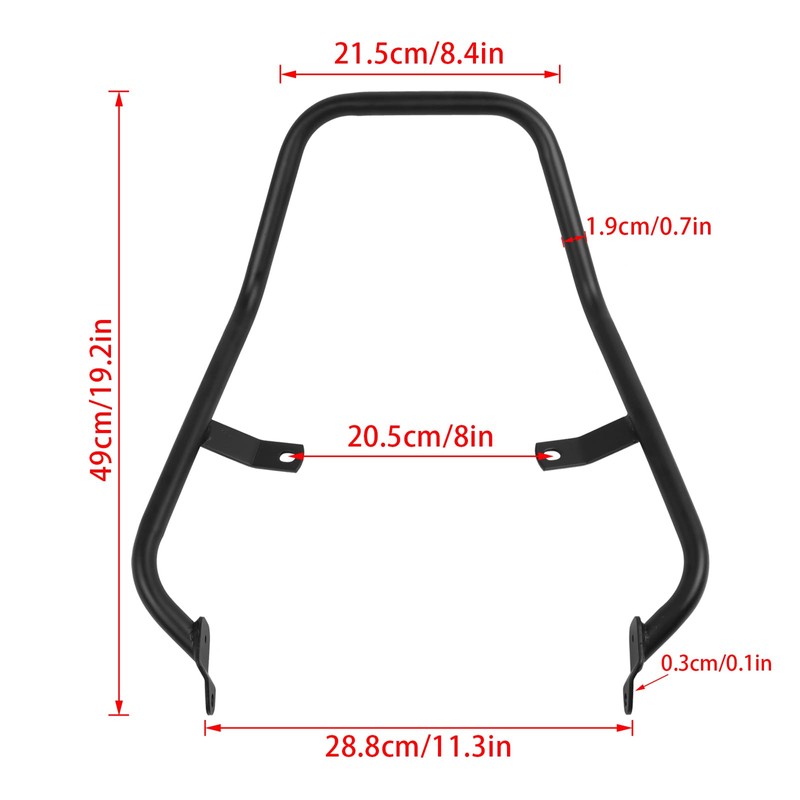 CHIFUN Luggage Rack with Handle Grab for Z900RS Z 900RS