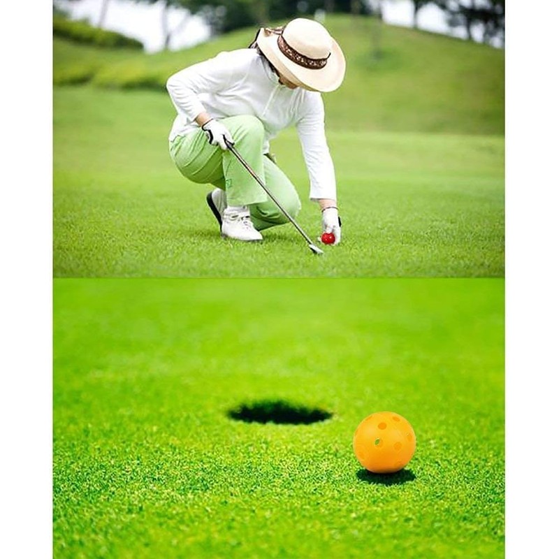 KOFULL 50 PCS Practice Golf Balls Plastic Golf Balls With