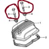HONDA VALVE COVER BOLT, XL80, XL100, XR80, XR100, CRF80, CRF100