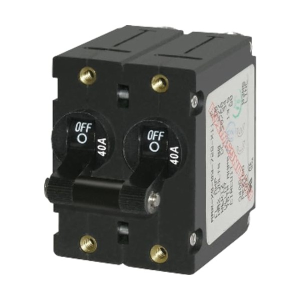 Blue Sea Systems Blue Sea Systems A-Series Black Toggle Double