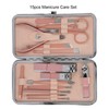 15pcs Manicure Stainless Steel Nail File Nail Clipper Ear Pick