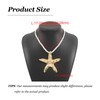 Starfish Necklace Boho Starfish Charm Necklaces for Women Western Jewelry