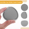 Partuto 4 Pcs 7cm Universal Car Cup Holder Coaster -