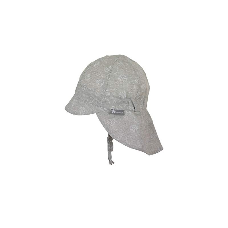 Sterntaler Girls Hat, Grey (light grey 518), XS