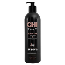 CHI Lujo Negro Aceite de Semillas Acondicionador Reposición de Humedad, 25 Fl Oz