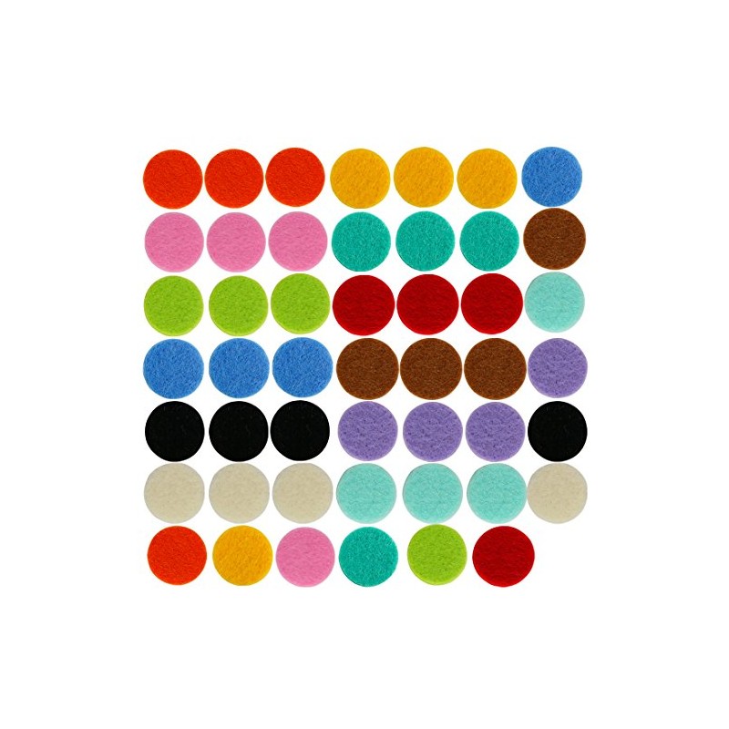 Maromalife 48PCS 22mm Replacement Refill Pads for 30mm Essential Oil