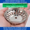 Sink Replacement Strainer Basket, 1 Piece, Diameter 79 mm Strainer