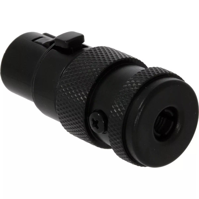 Squareplug SPX-FBK, Low Profile Heavy Duty Female 3 Pin XLR