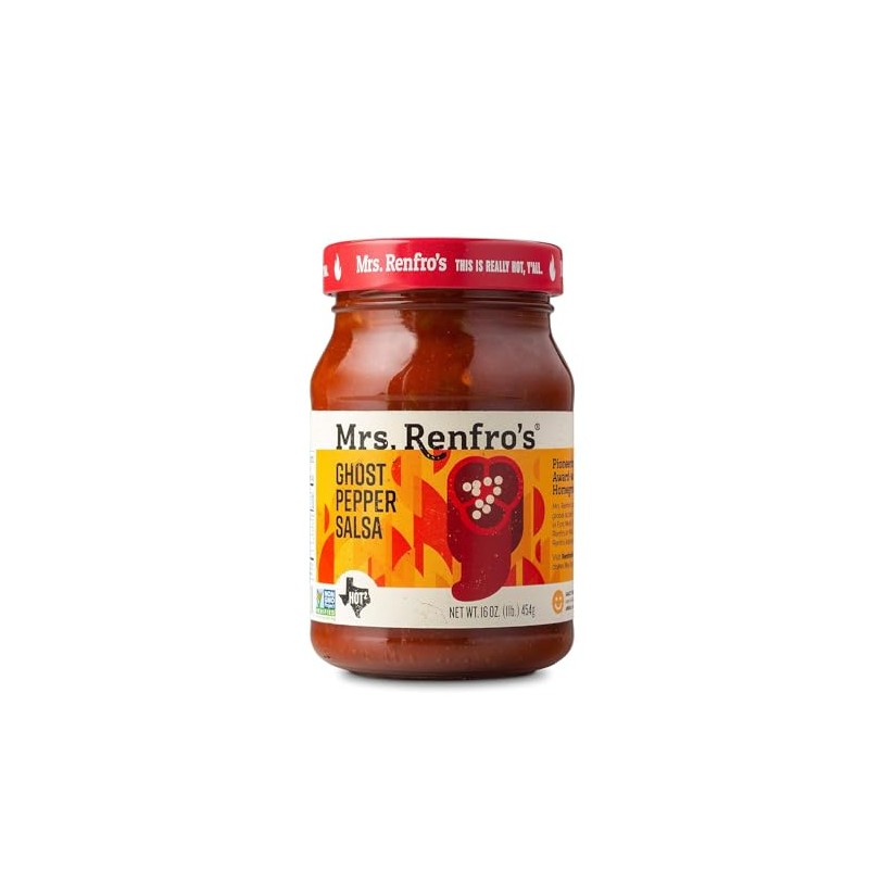 Mrs. Renfro Ghost Pepper Salsa 16 oz each (2 Items