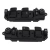 Power Window Switch D652‑66‑350A Black ABS Sturdy Replacement for Mazda