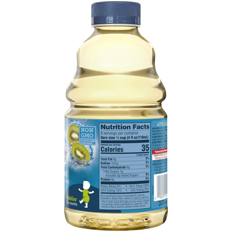 Gerber Graduates Fruit Splashers Juice, Strawberry Kiwi 32 Fl. Oz.