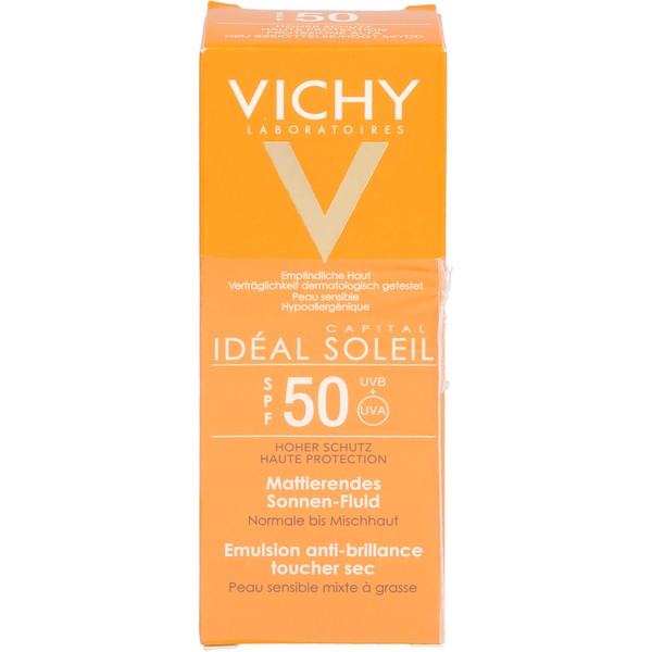 VICHY Idéal Soleil SPF 50 Fluid, 50 ml Solution