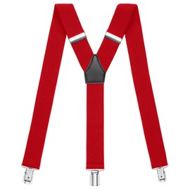 Sencillo Men's Braces with Strong Clips Y Shape -