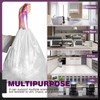 JOYEUX Small Trash Bags 4 Gallon - Drawstring Small Garbage