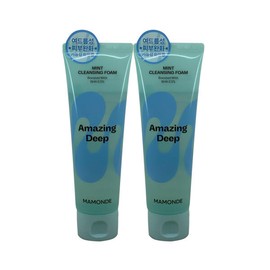 Mamonde 마몽드 어메이징 딥민트 클렌징폼 120ml 2개 Mamonde Amazing Deep Mint Cleansing Foam 120ml 2pcs