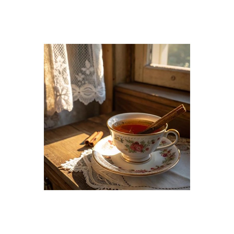 Harney & Sons Herbal Tea, Hot Cinnamon Spice, Caffeine-Free Rooibos,