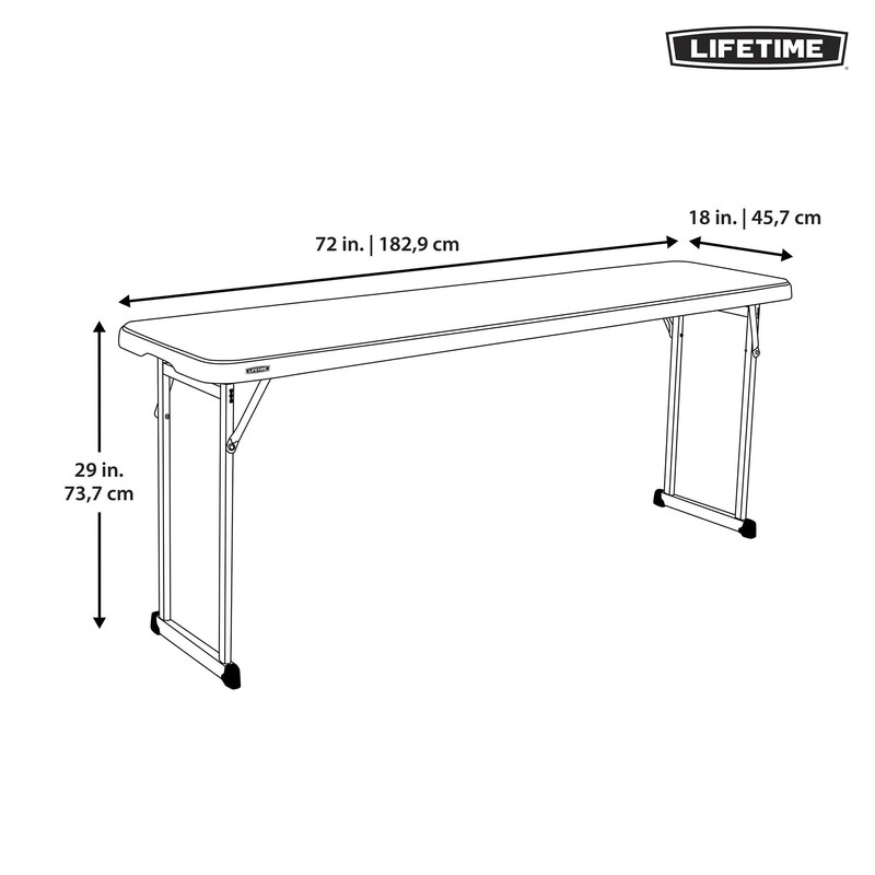 Lifetime 6-Foot Seminar Table, Commercial