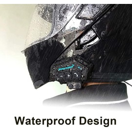 OBEST Hands-free Motorcycle Bluetooth Headphones Bluetooth Motorcycle Headphones for a Variety of Helmet Mounted, Suitable for Skiing, Climbing