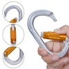 SOB Auto Locking Climbing Carabiner Clips 4Pack 22KN Heavy Duty