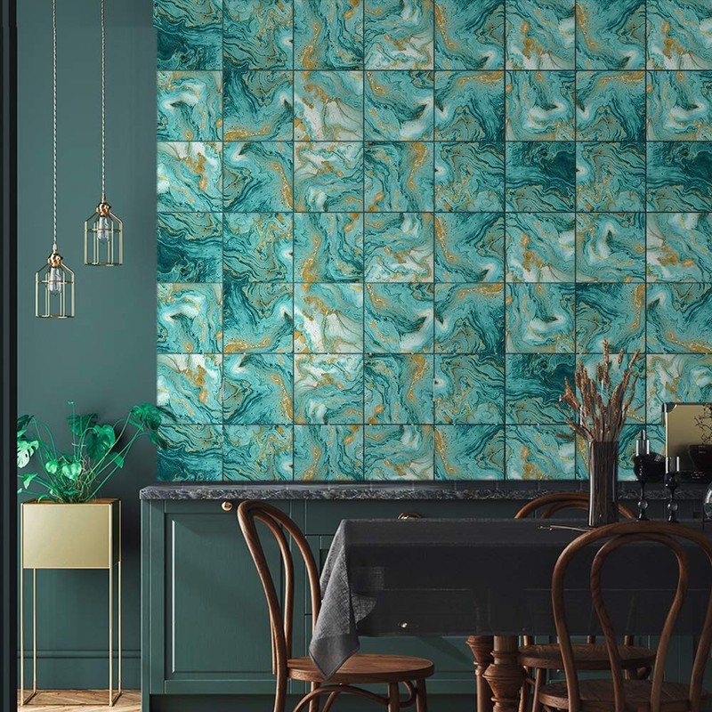 funlife 50Pcs Peel and Stick Backsplash Wall Tile for Kitchen