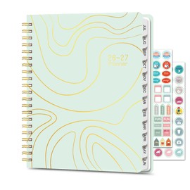 Planner 2026-2027, Weekly & Monthly Academic Planner, A4, Mint Green
