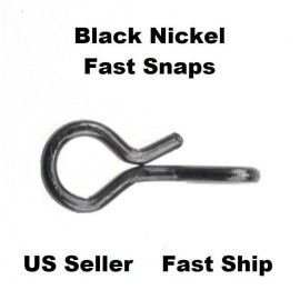 No-Knot Fast Snap 5/8/11 mm Quick Link No Knot Clip Speed Attach Fly/Lure Leader Snaps - 8mm (10pcs)