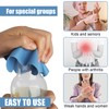 LUTER LUTER 4pcs Jar Opener, Rubber, Multi-function Silicone Bottle Opener