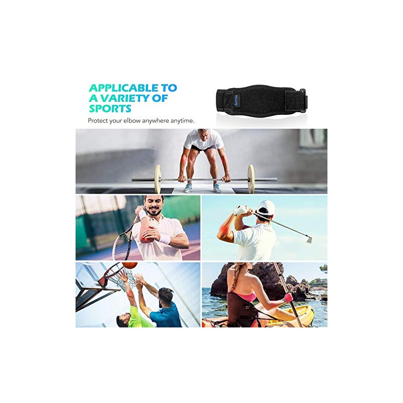 AGPTEK - Codera para tendinitis y codo de tenis, 2