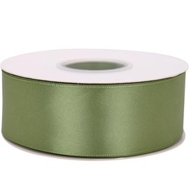 Baocuan Olive Green Ribbon 1-1/2 Inch 50 Yards Satin Craft Ribbon