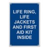 Life Ring, Life Jackets And First Sign, 8.5 x 11