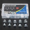 Glarks 84Pcs 10 Size Mini Fuel Injection Style Hose Clamp