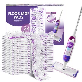 Power Mop Refills for Swiffer Powermop Multi-Surface Mopping, Disposable Mop Replacement Pads for Floor Cleaning, 24 Count