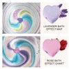 4pcs Heart Shape Bathroom Aromatherapy Body Cleaner Nourishing Moisturizing Bath