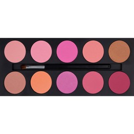 Coastal Scents 42 Color Double Stack Matte Eye Shadow and Blush Palette Shimmer Eye Shadow