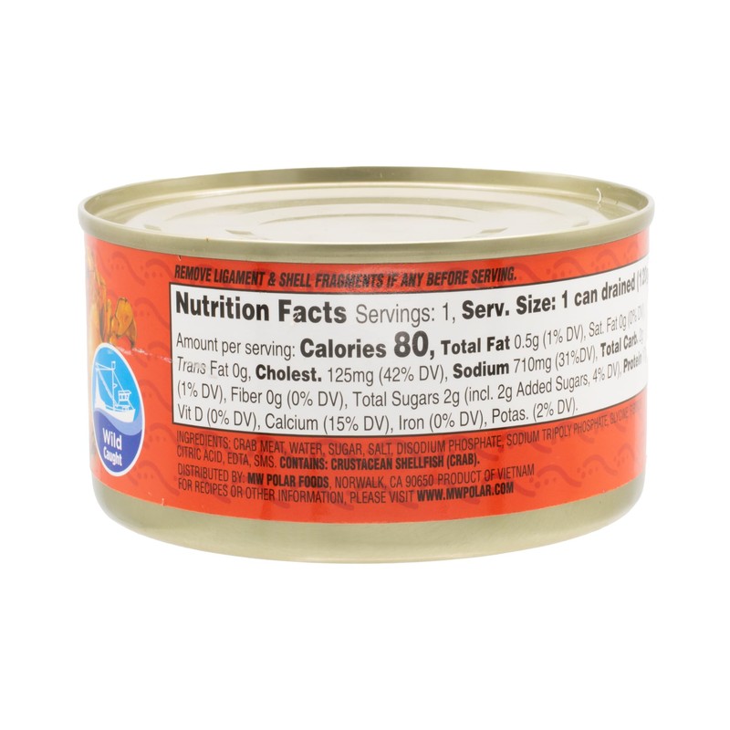 MW Polar Salad Crab Meat, Minced, Perfect for Dips, Ceviche,