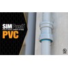 SIMPush 1" PVC-CIC Push Install Coupling