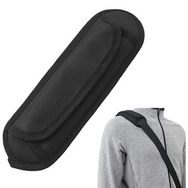 ZUWIJEQ 1 x Shoulder Pad, Padded Shoulder Pad, Soft Non-Slip Bag Strap Pads, Black Shoulder Strap Pads, Replacement, Unisex Shoulder Pads Accessories for Bags, for Camera, Backpack, Guitar