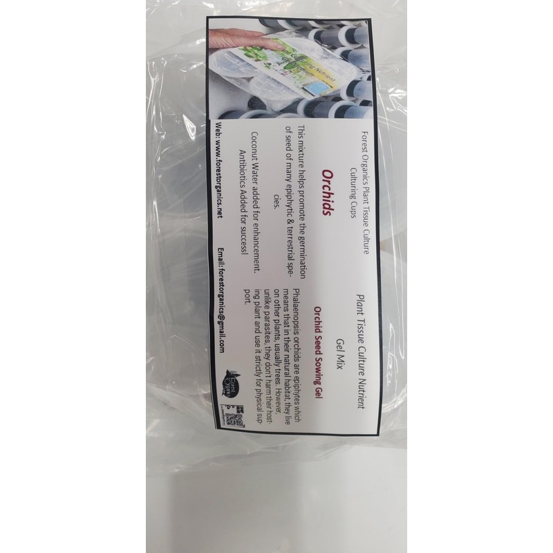 Forest Organics Orchid Seed Sowing Medium Plant Media Culturing Gel