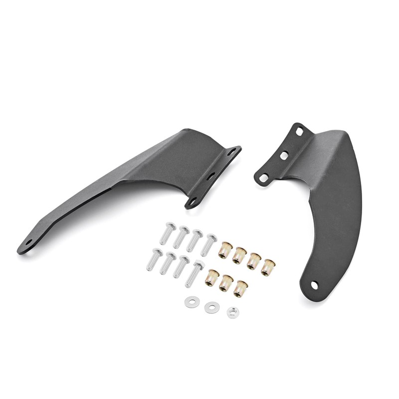 52 Inch Curved Light Bar Upper Roof Windshield Mounting Brackets