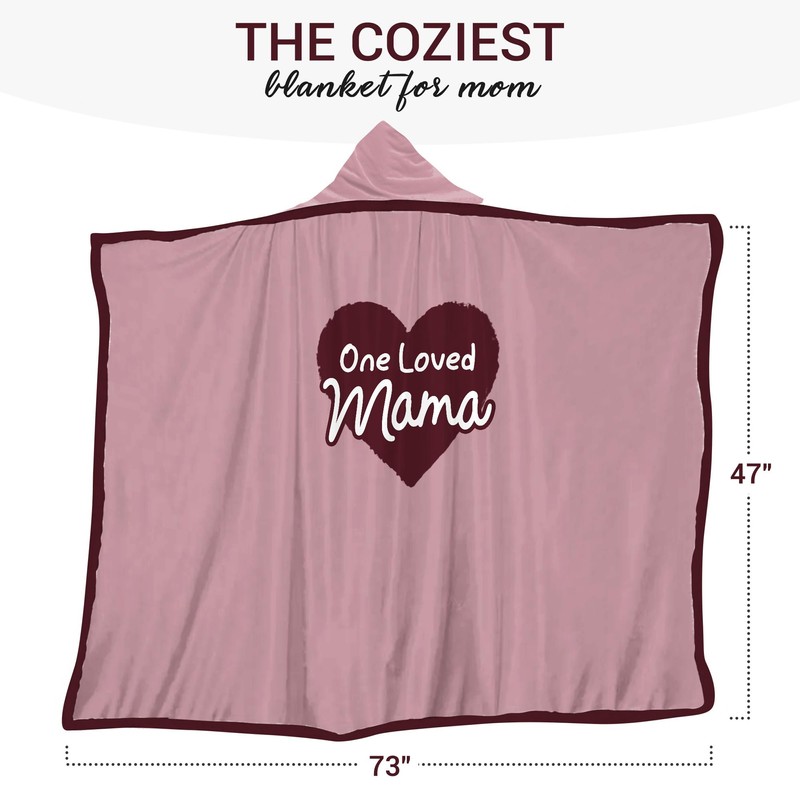 Vprintes One Loved Mama Wearable Blanket - Mothers Day Gifts