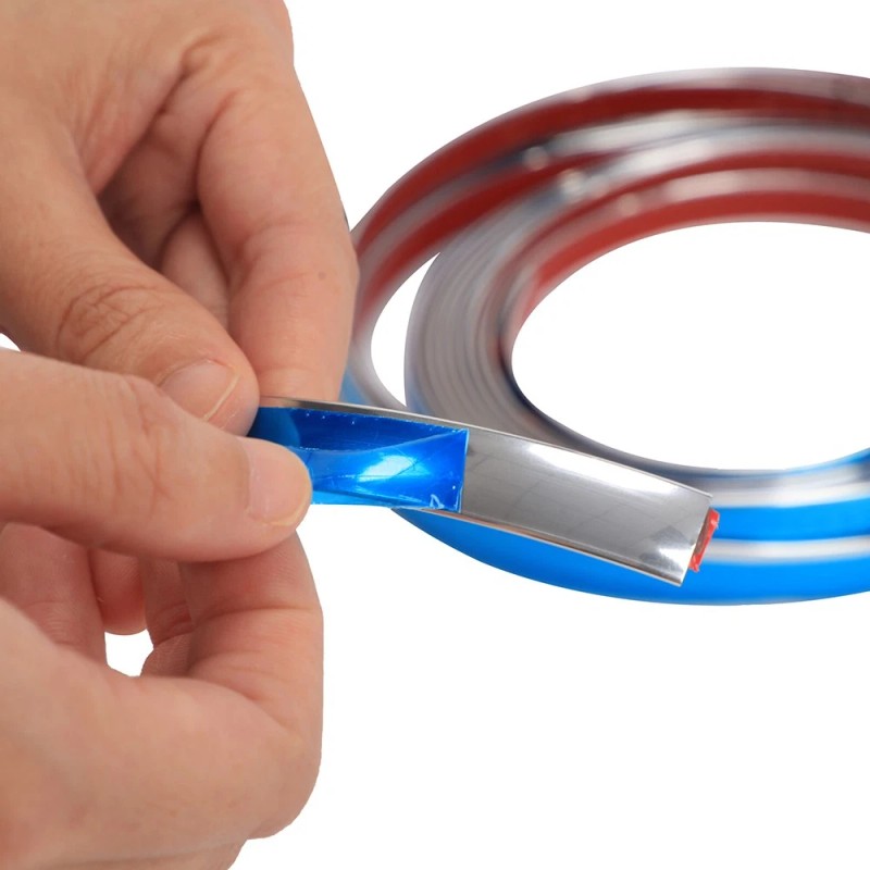 Bumper_Carparts 16ft Cover Strip Roll Chrome Moulding Trim Strip Car