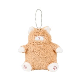 Ribuhaito Chain Mascot, Cat Positivity, Toraneko-shaka, Total Length Approx. 5.7 inches (14.5 cm), Cat Fluffy, Palm Size 37724-42