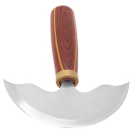 High Speed Steel DIY Leather Craft Trim Tool Leather Round Knife for Cutting, Trimming