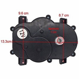 Steering Gearbox with RS280 Motor, 12V Gear Box for Kids Powered Wheel Cars - Replacement Parts